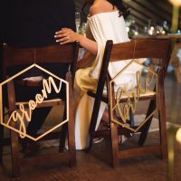 Bride and Groom Cut Outs