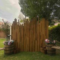 Rustic Wooden Backdrop