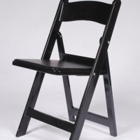 Black Resin Chairs - Image 2