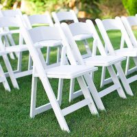 White Resin Chairs
