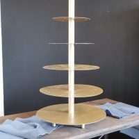 Silver Cupcake Stand