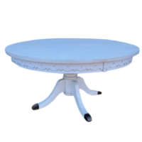 White Round Coffee Table