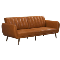 Brown Leather Sofa