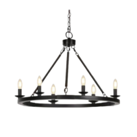 Mission Style Chandelier